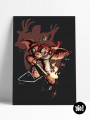 Affiche Gizmo Gremlins illustration originale rétro geek 30x40 cm Archives Yio