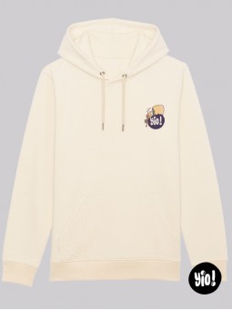 Hoodie Singe déjanté unisexe coton bio Sweat urbain pop culture par Yio