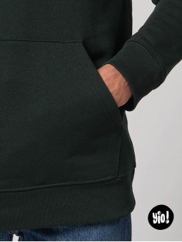 Hoodie Éléphant Punk unisexe coton bio - Sweat badass signé Yio