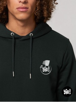 Hoodie Éléphant Punk unisexe coton bio - Sweat badass signé Yio