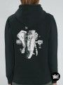 Hoodie Éléphant Punk unisexe coton bio - Sweat badass signé Yio