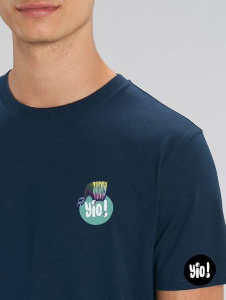 T-shirt Éléphant Punk unisexe coton bio - Illustration badass et décalée par Yio