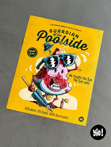 Affiche narrative Guardian of the Poolside 40x50cm collection Summer Chronicles