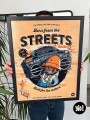 Affiche 40x50 Born From The Streets tenue en main sous cadre bois