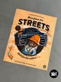 Affiche narrative Born From The Streets format 40x50cm illustration hip-hop vintage