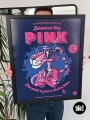 Affiche Panthère Rose 40x50 encadrée tenue en main idée cadeau pop culture