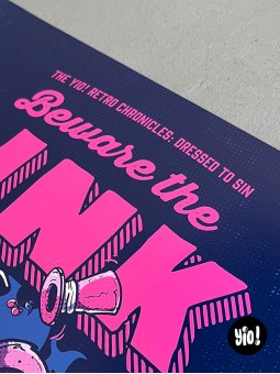 Détail header Yio Retro Chronicles affiche Panthère Rose illustration française