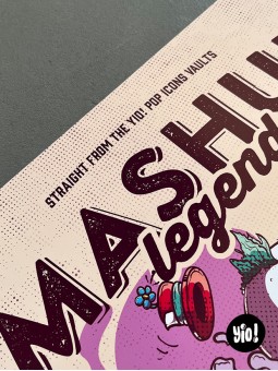 Détail header Pop Icons Vaults affiche Krusty Pennywise Joker mashup Yio