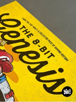 Détail header Collector Piece of Gaming History affiche manette NES Nintendo Yio