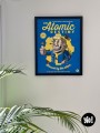 Affiche Vault Boy Fallout encadrée décoration gaming room Terres Désolées rétro-futuriste