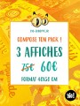 pack poster - papier de créa - dessiné et imprimé en France