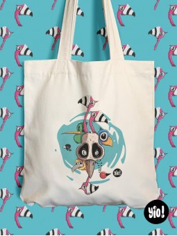 totebag Piafs - coton recyclé - dessiné et imprimé en France