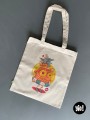 tote-bag ananas - totebag en coton bio - totebag dessiné et imprimé en France